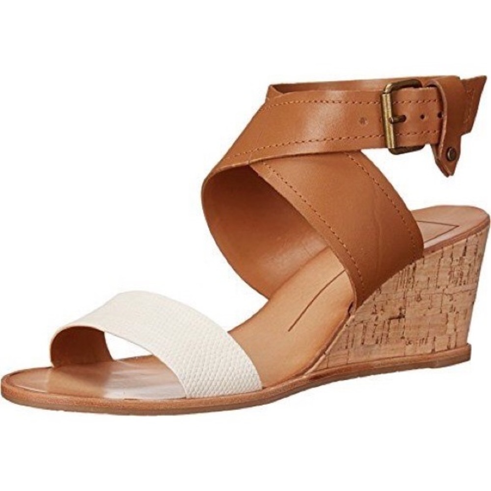 Dolce Vita Lannah Tan Cork Wedge Sandal 9.5